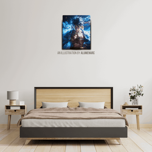 A017-OP Metal Poster by Alumenarc