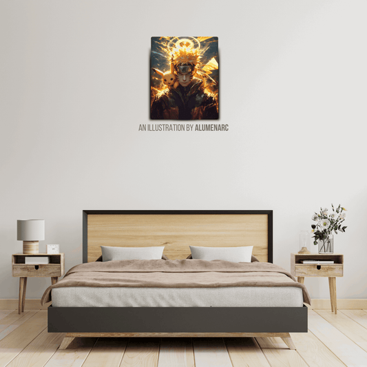 A020-N&P Metal Poster by Alumenarc