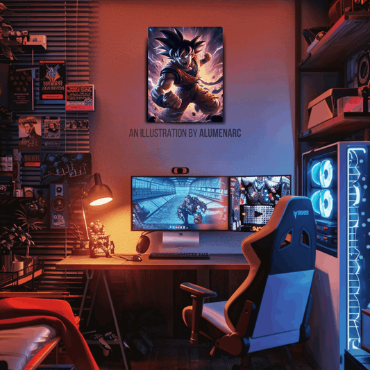 A076-G Metal Poster by Alumenarc