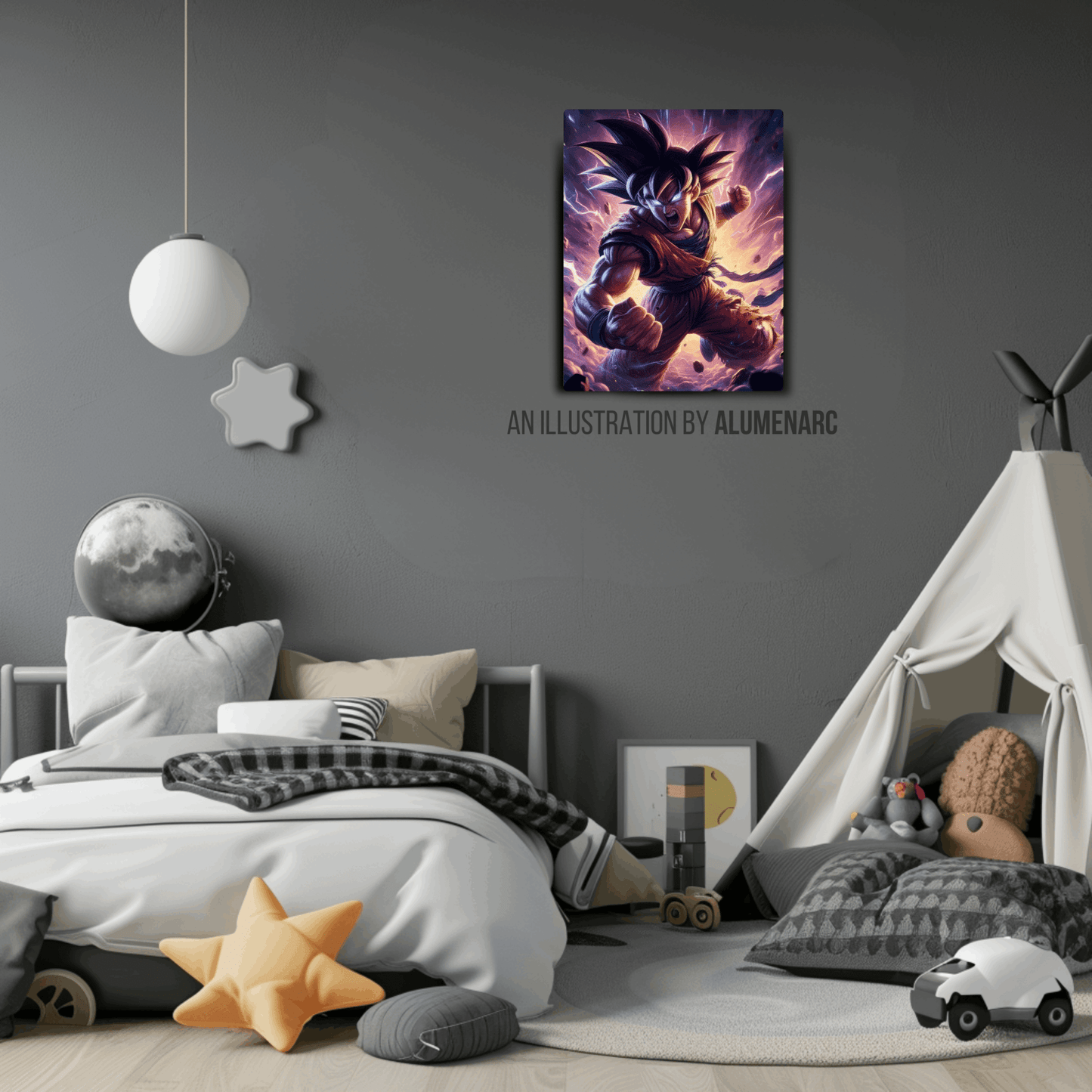 A076-G Metal Poster by Alumenarc