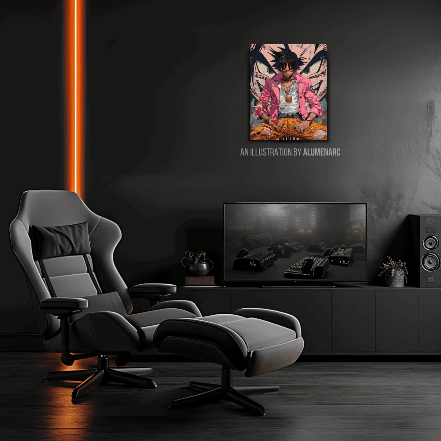 ACA074-OP Metal Poster by Alumenarc
