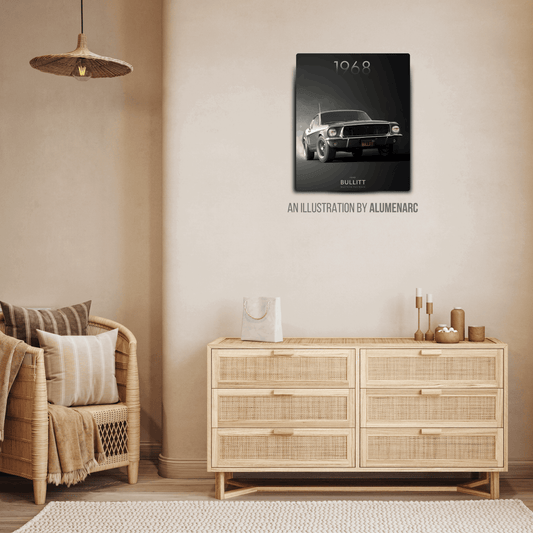 C046-Bullit68 Metal Poster by Alumenarc