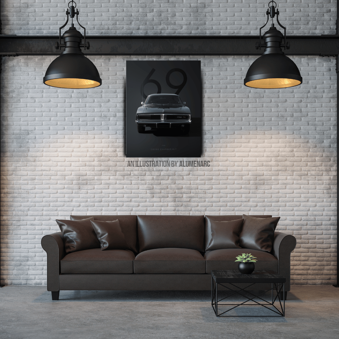 C079 - 69 Metal Poster by Alumenarc