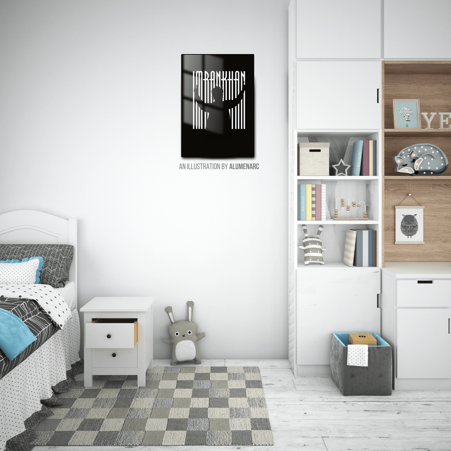 CA021-IK Metal Poster by Alumenarc