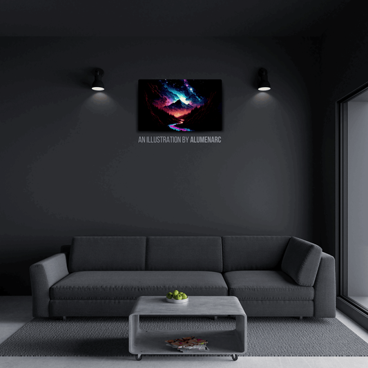 CA051-Galaxy Metal Poster by Alumenarc