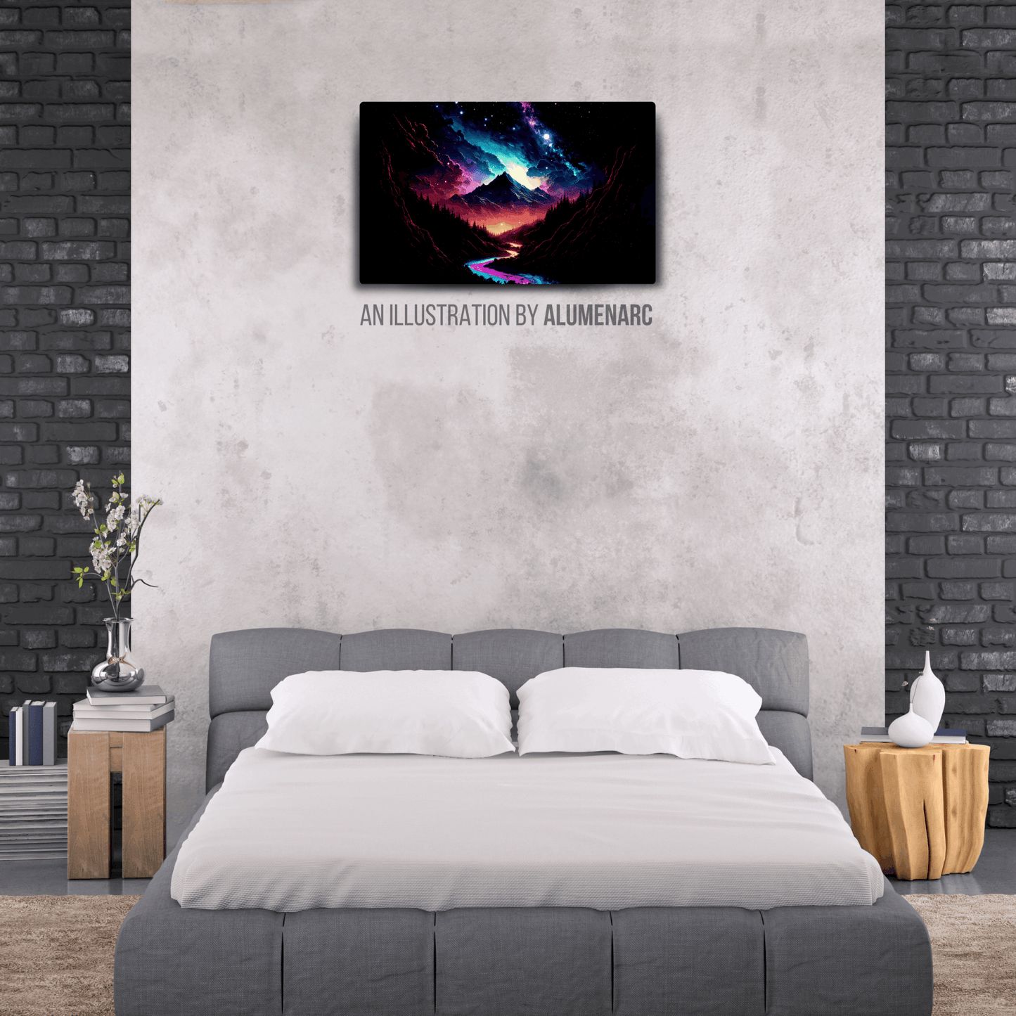 CA051-Galaxy Metal Poster by Alumenarc