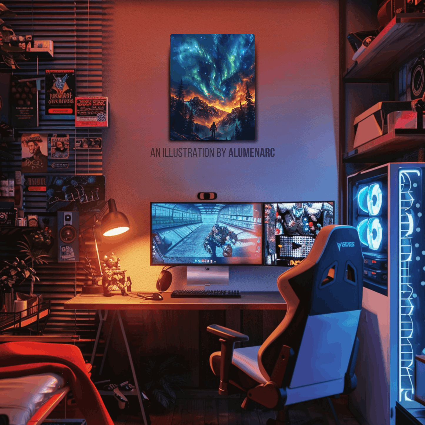 CA064-SE Metal Poster by Alumenarc