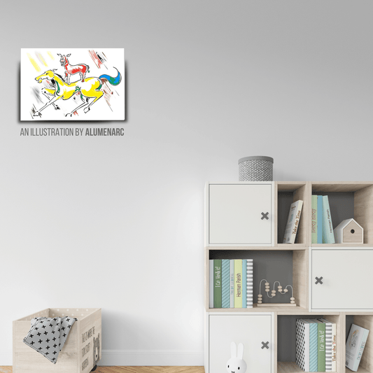 CA109 - MAJNU BHAI Metal Poster by Alumenarc