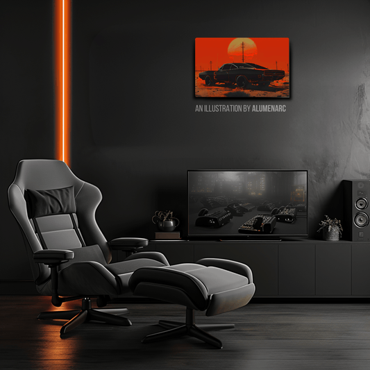 CCA063-MC Metal Poster by Alumenarc