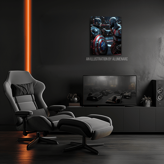 CG066-Fight Metal Poster by Alumenarc