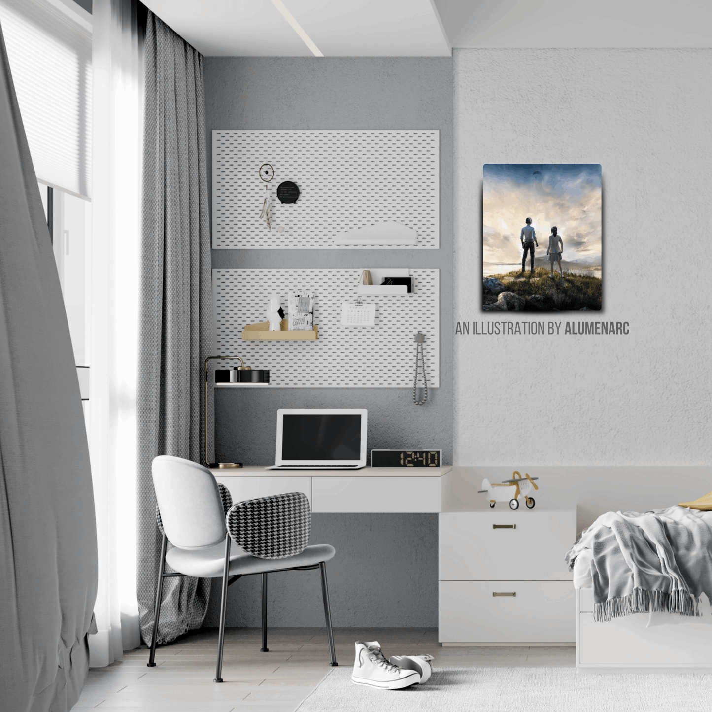 G016-P Metal Poster by Alumenarc