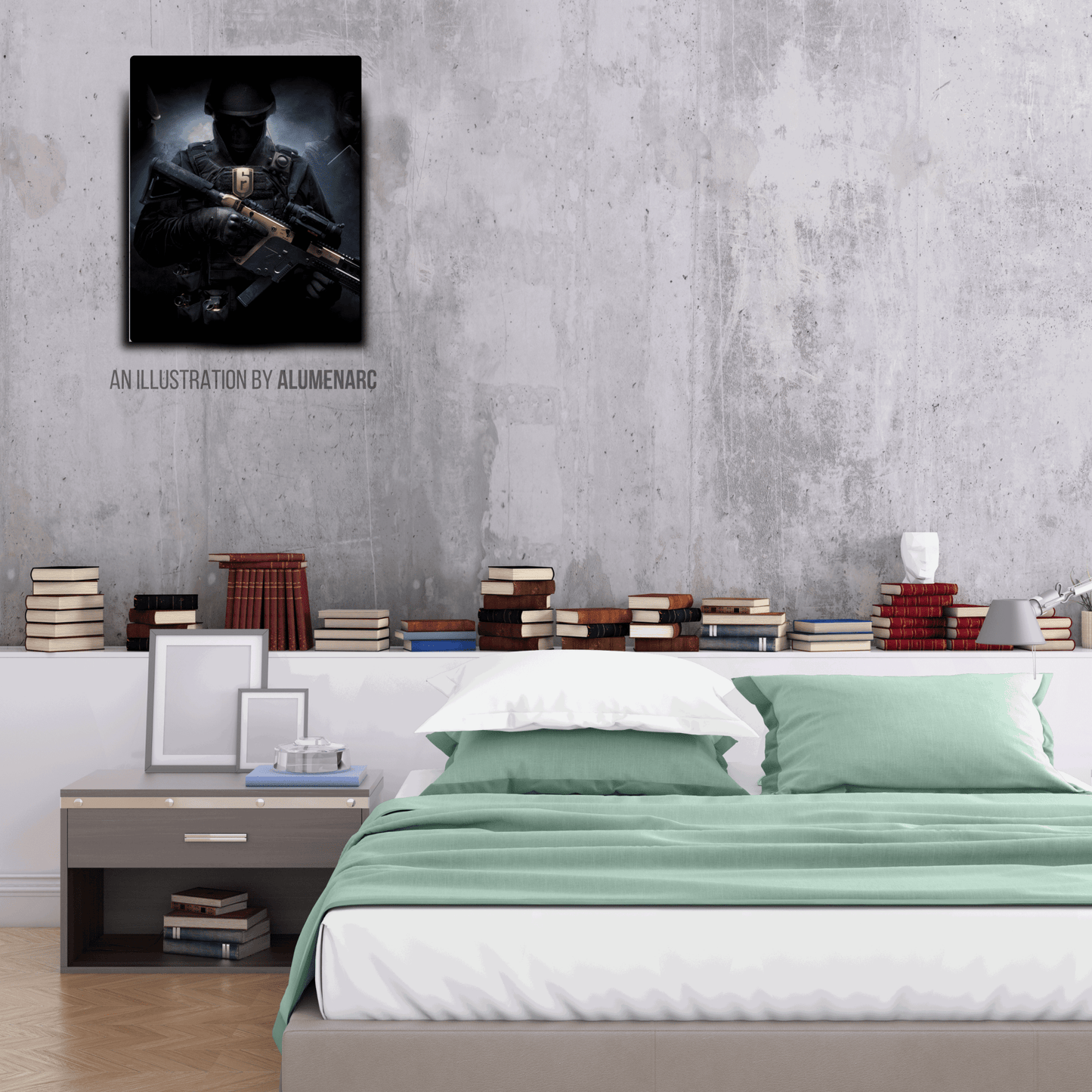 G049-COD Metal Poster by Alumenarc
