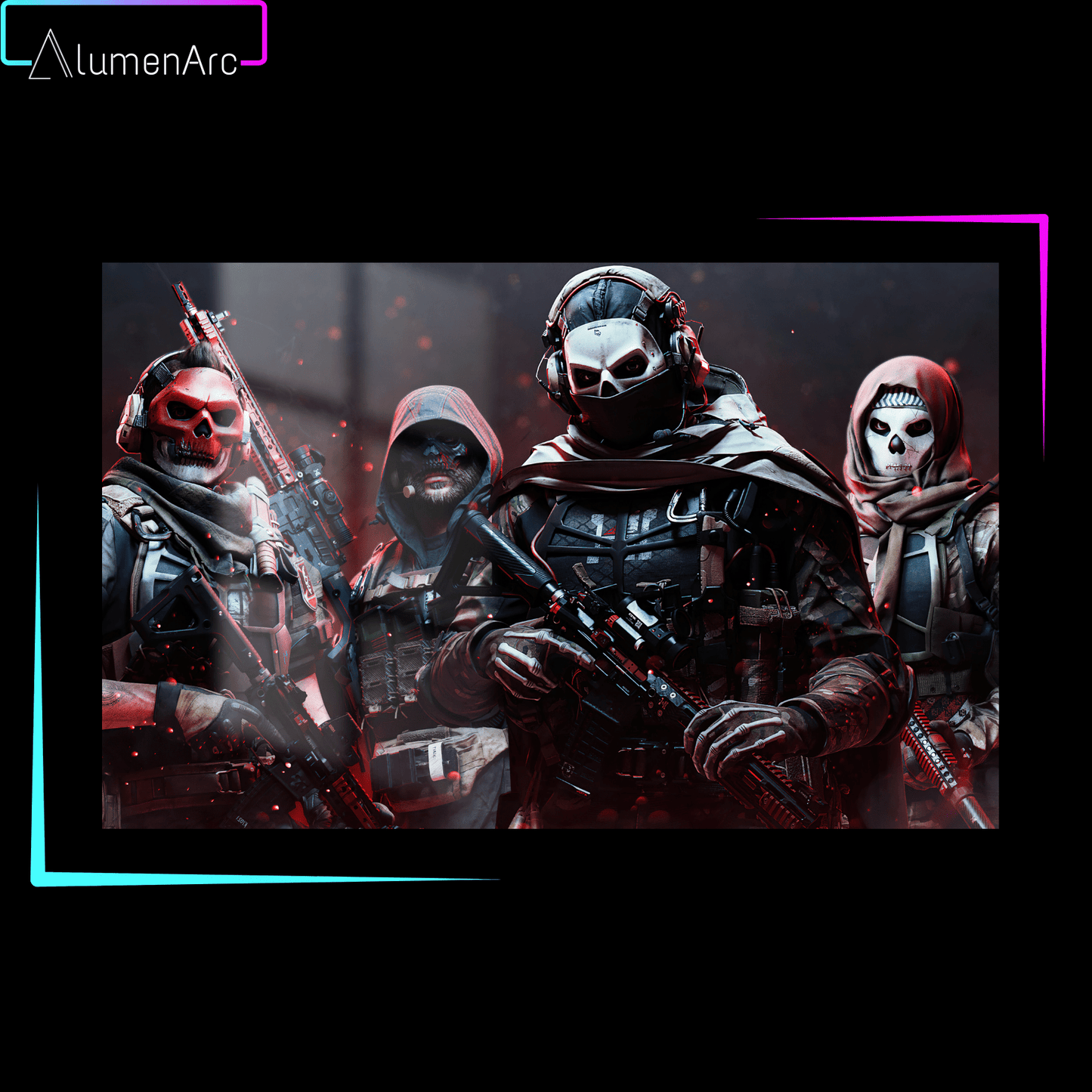 G089-COD Metal Poster by Alumenarc