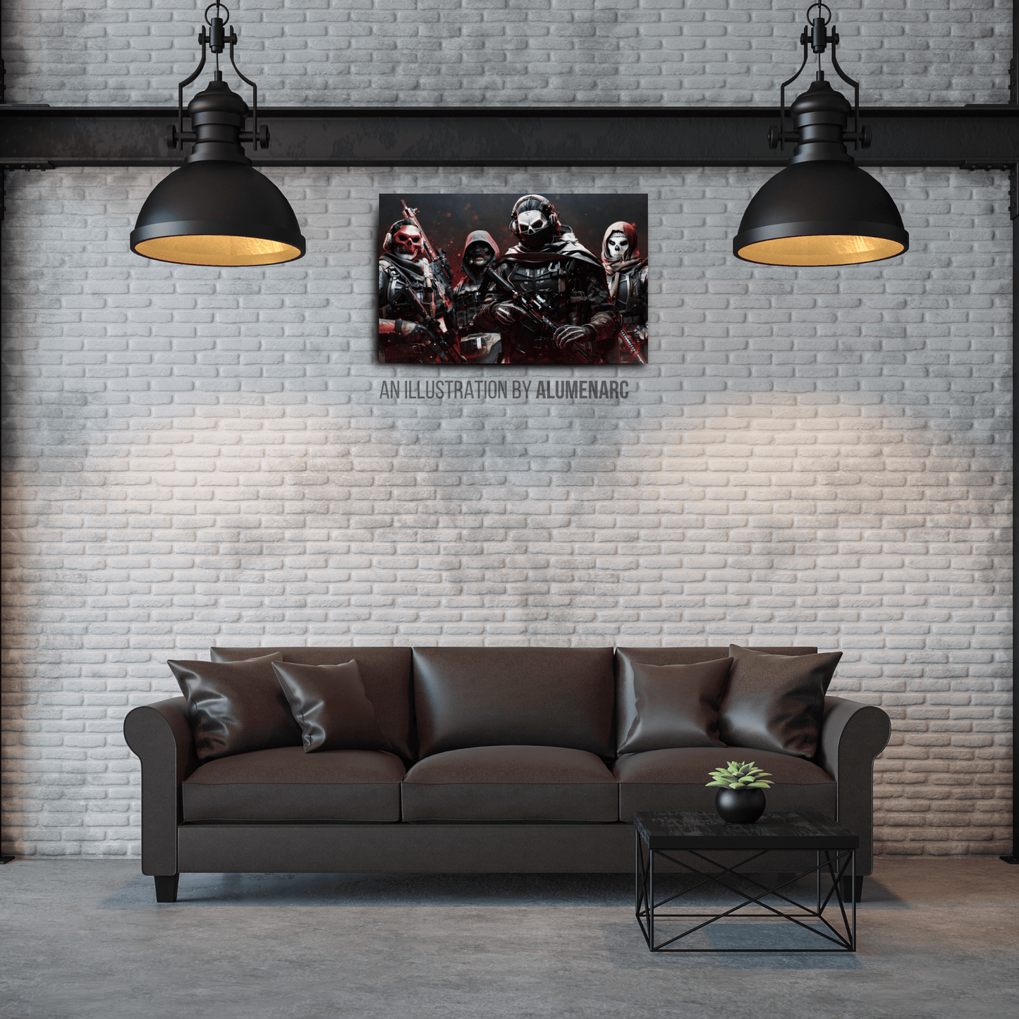 G089-COD Metal Poster by Alumenarc