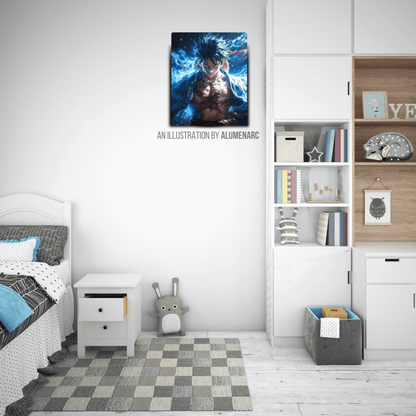 A017-OP Metal Poster by Alumenarc