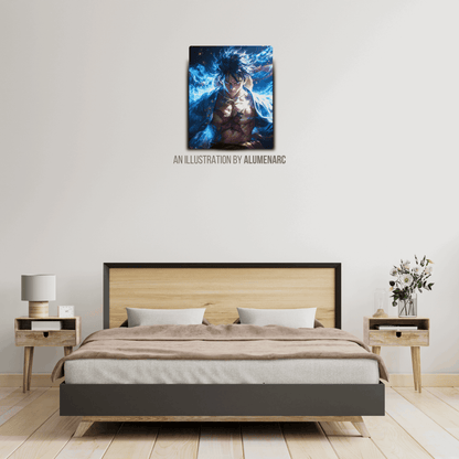 A017-OP Metal Poster by Alumenarc