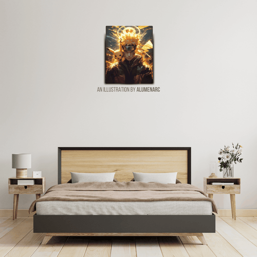 A020 - N&P Metal Poster by Alumenarc