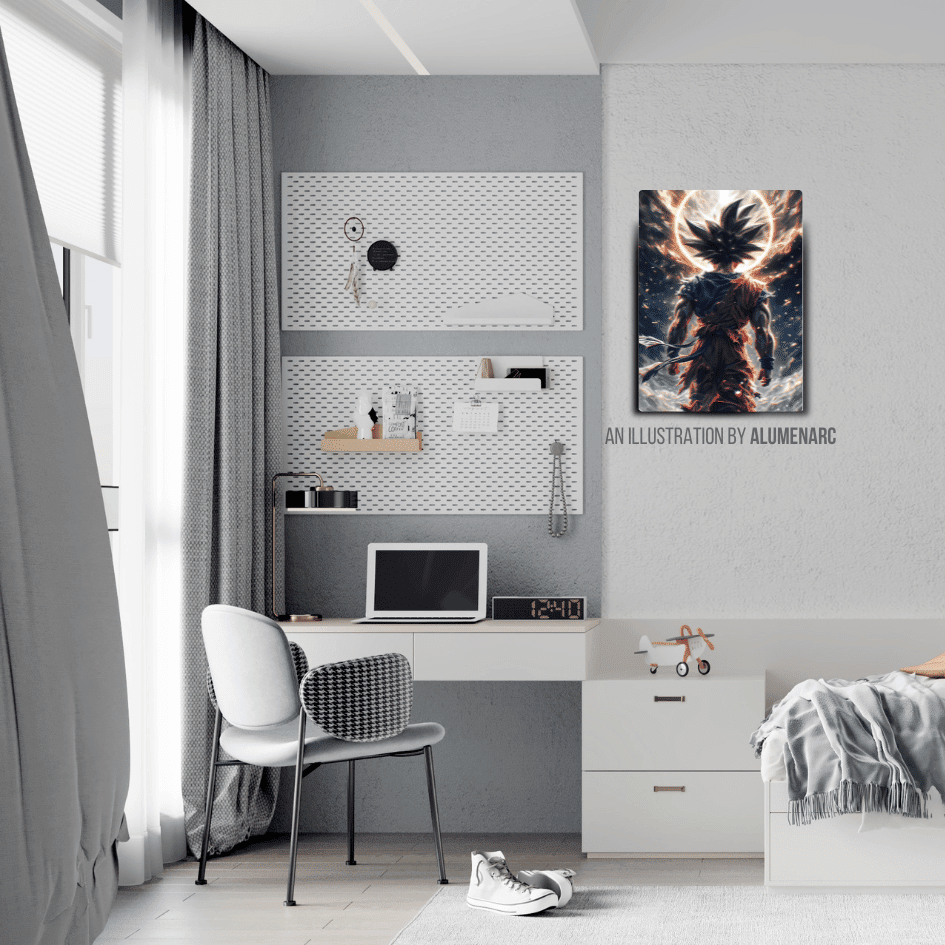 A048 - G Metal Poster by Alumenarc