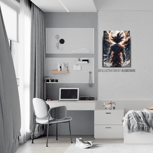 A048 - G Metal Poster by Alumenarc