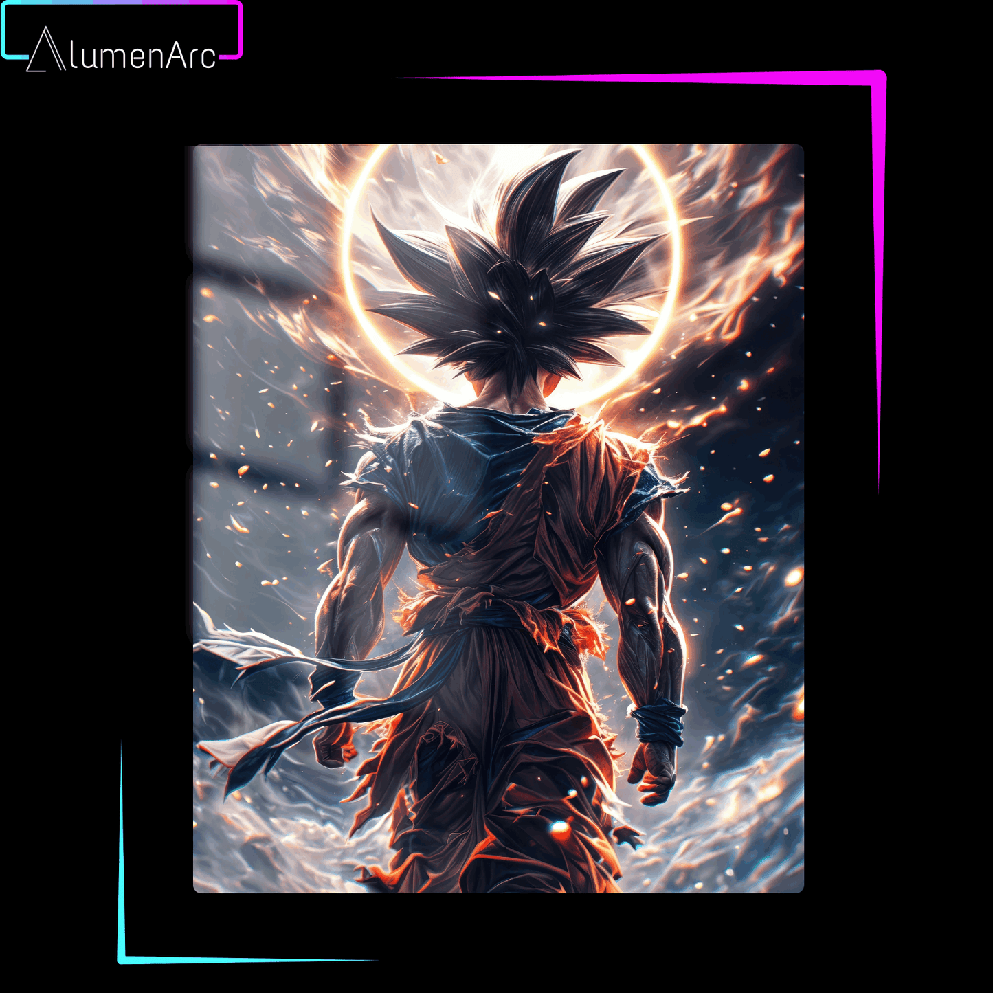 A048-G Metal Poster by Alumenarc