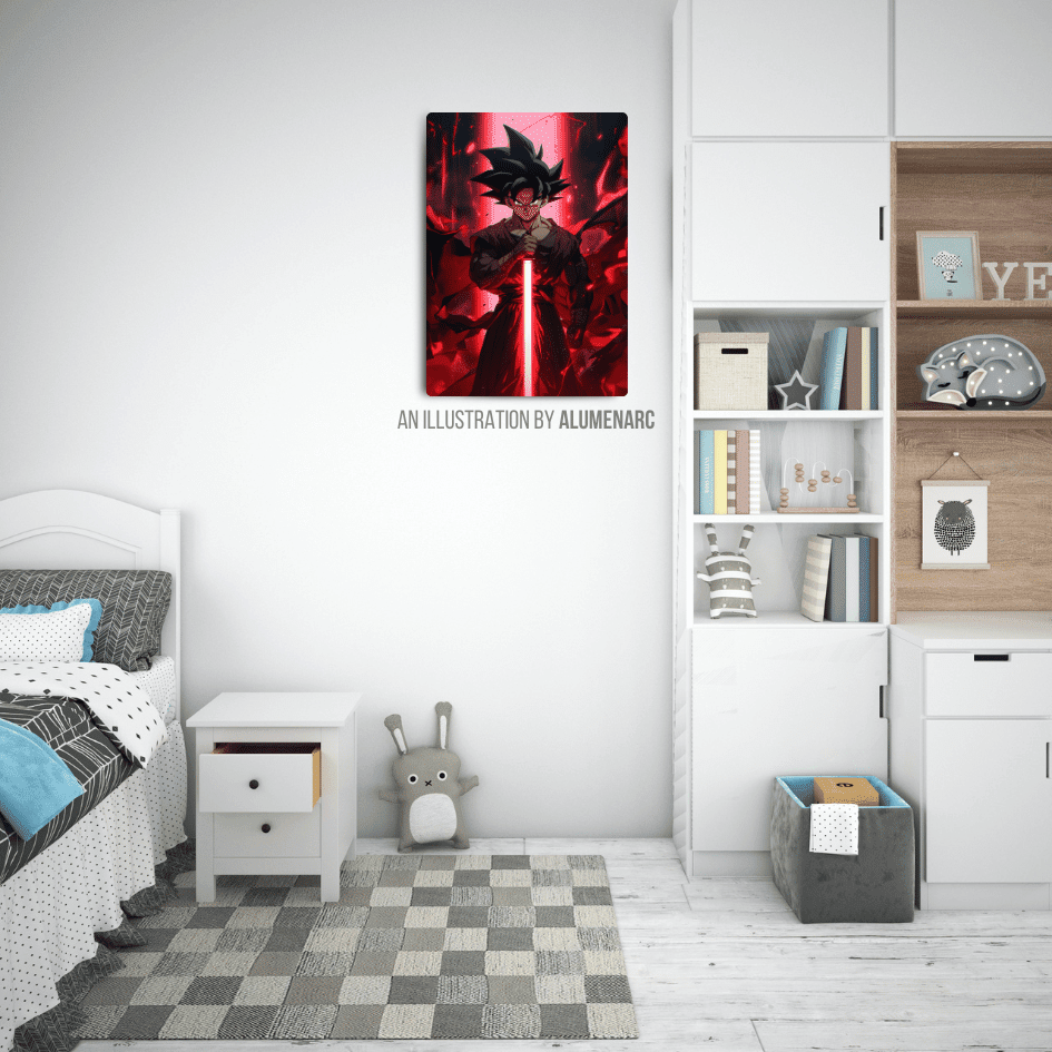 A077 - G Metal Poster by Alumenarc