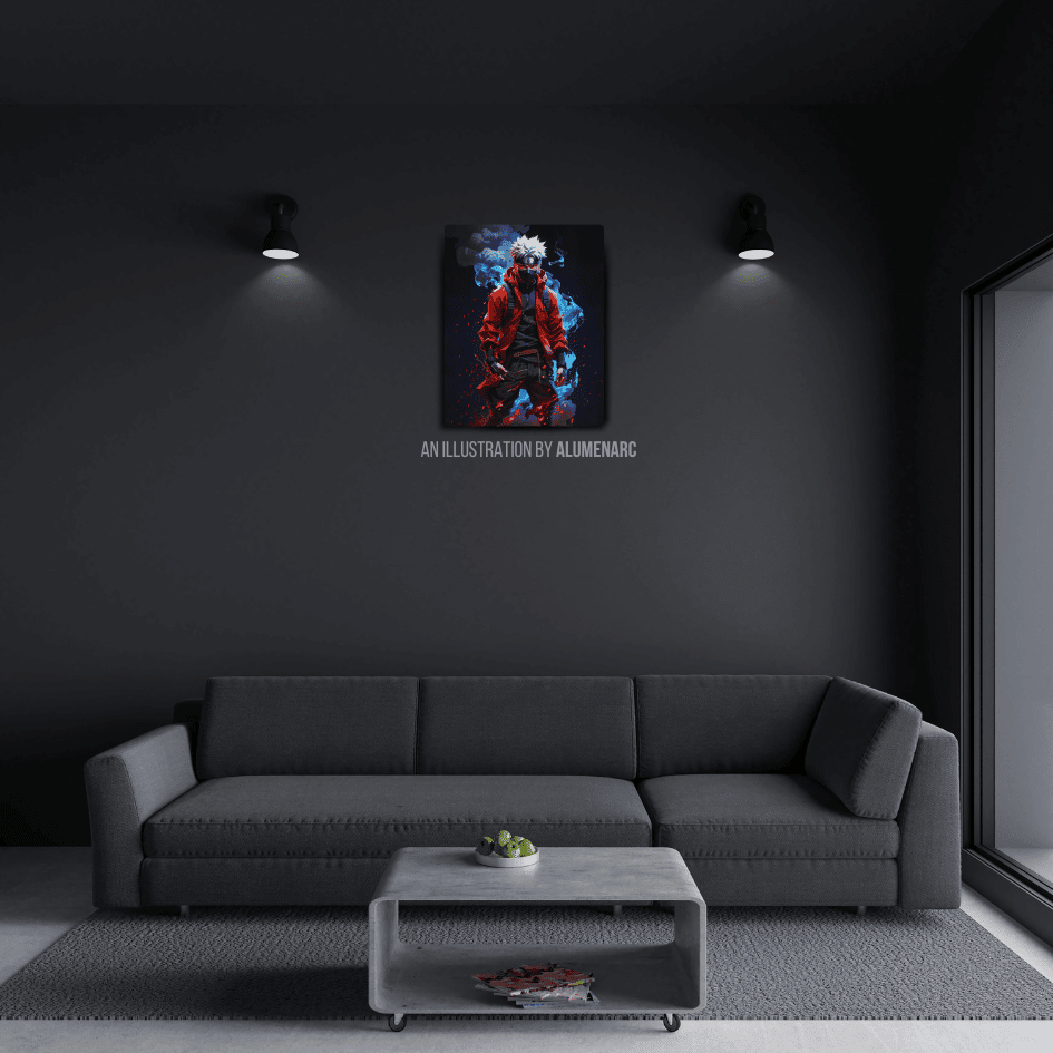 A078 - N Metal Poster by Alumenarc