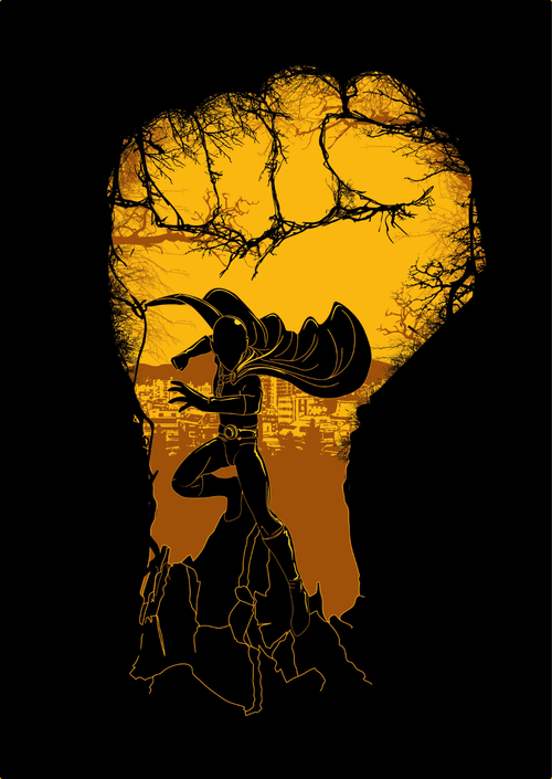 A081 - OP Metal Poster by Alumenarc