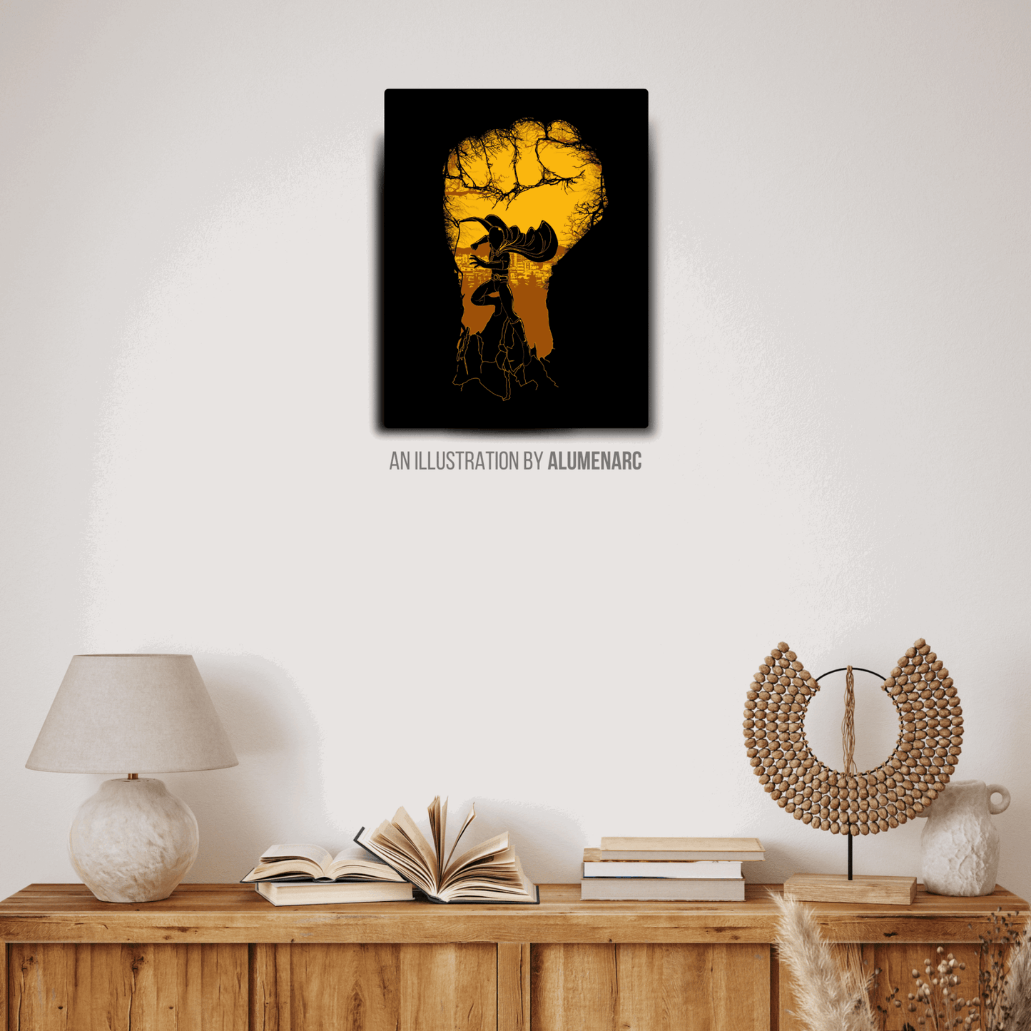 A081-OP Metal Poster by Alumenarc