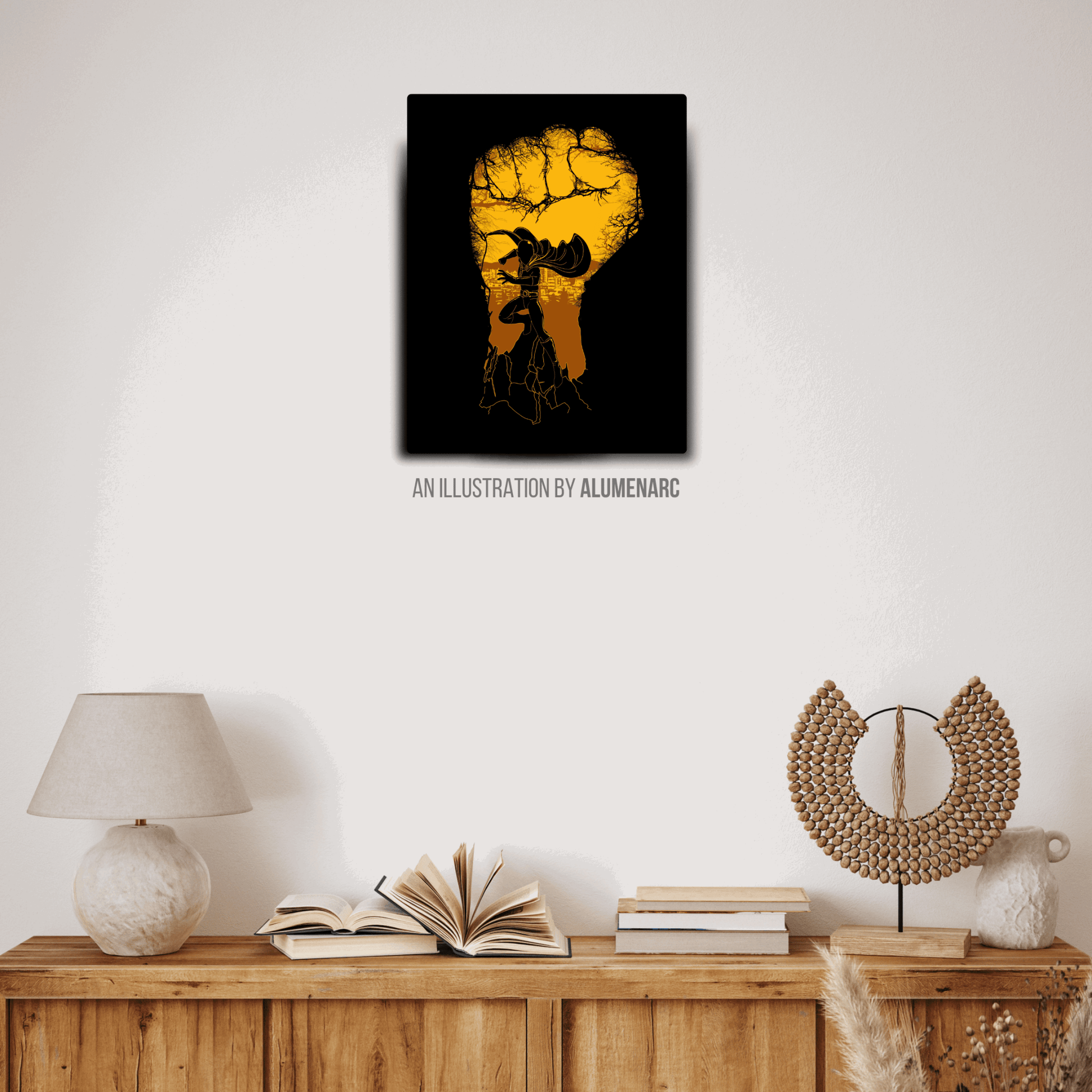 A081-OP Metal Poster by Alumenarc