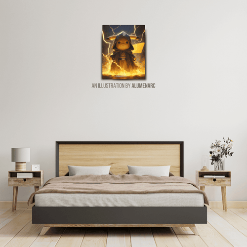 A082 - P Metal Poster by Alumenarc