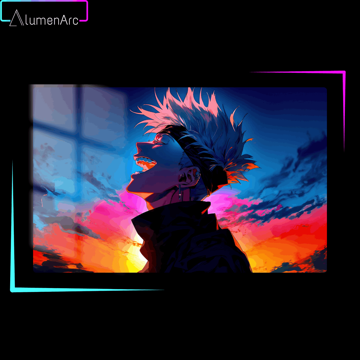 A086-JJ Metal Poster by Alumenarc