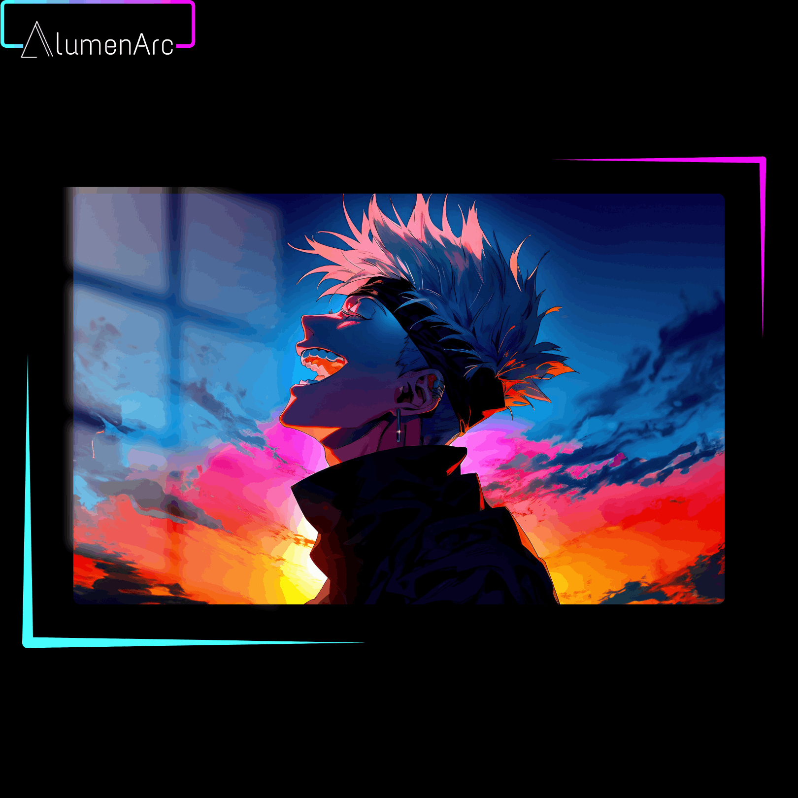 A086-JJ Metal Poster by Alumenarc