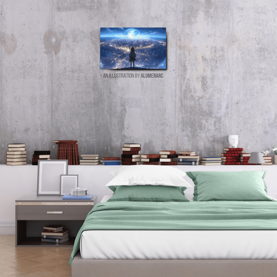 ACA084 - Earth Metal Poster by Alumenarc