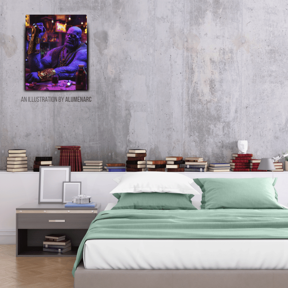 C005 - T Metal Poster by Alumenarc