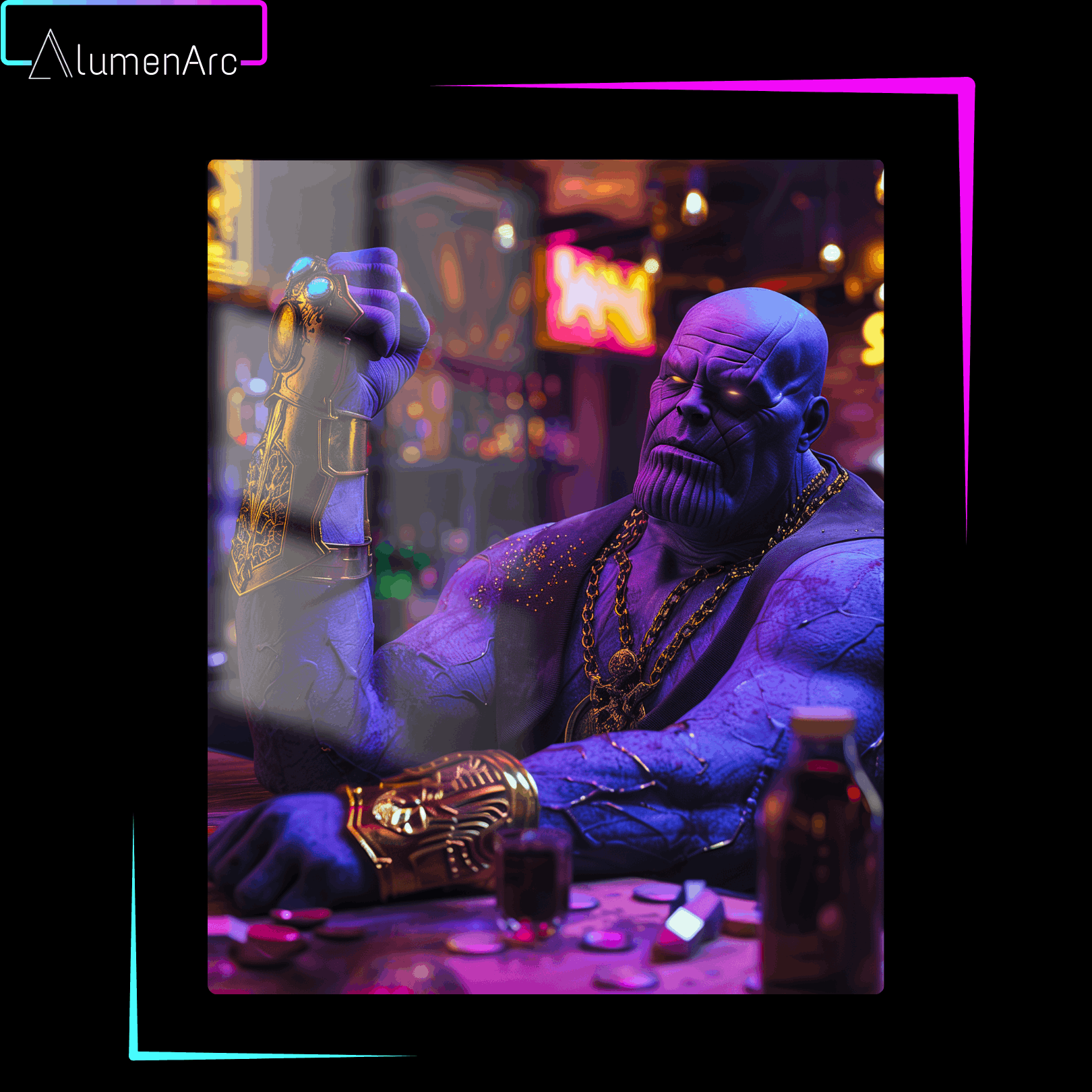 C005-T Metal Poster by Alumenarc