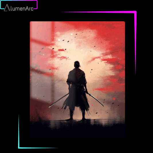C013-Samurai Metal Poster by Alumenarc