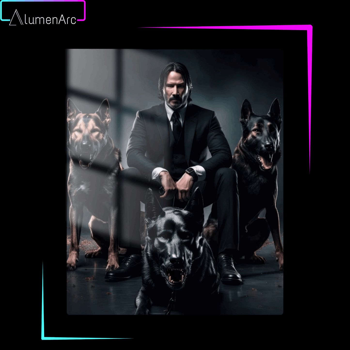 C032-JW Metal Poster by Alumenarc