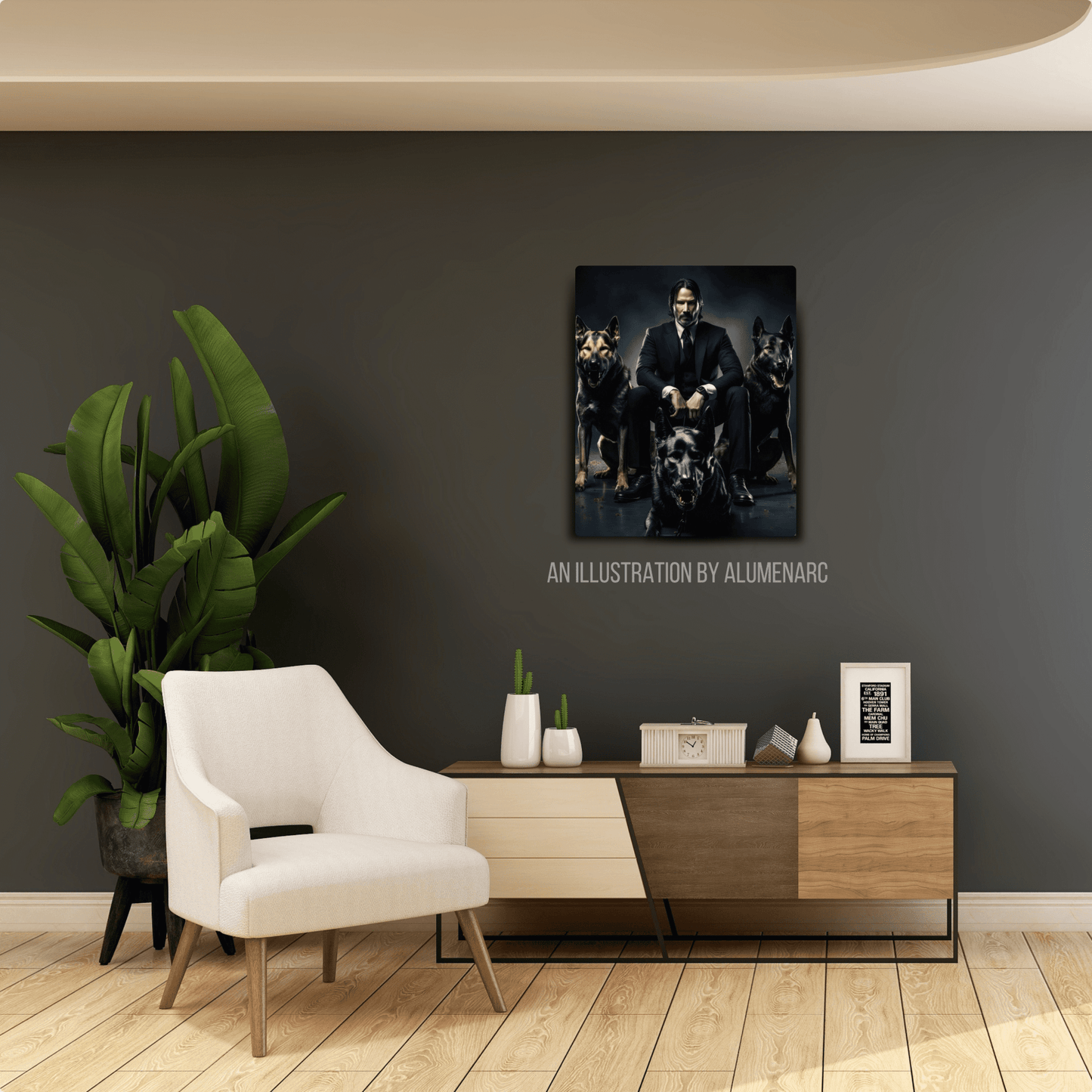 C032-JW Metal Poster by Alumenarc