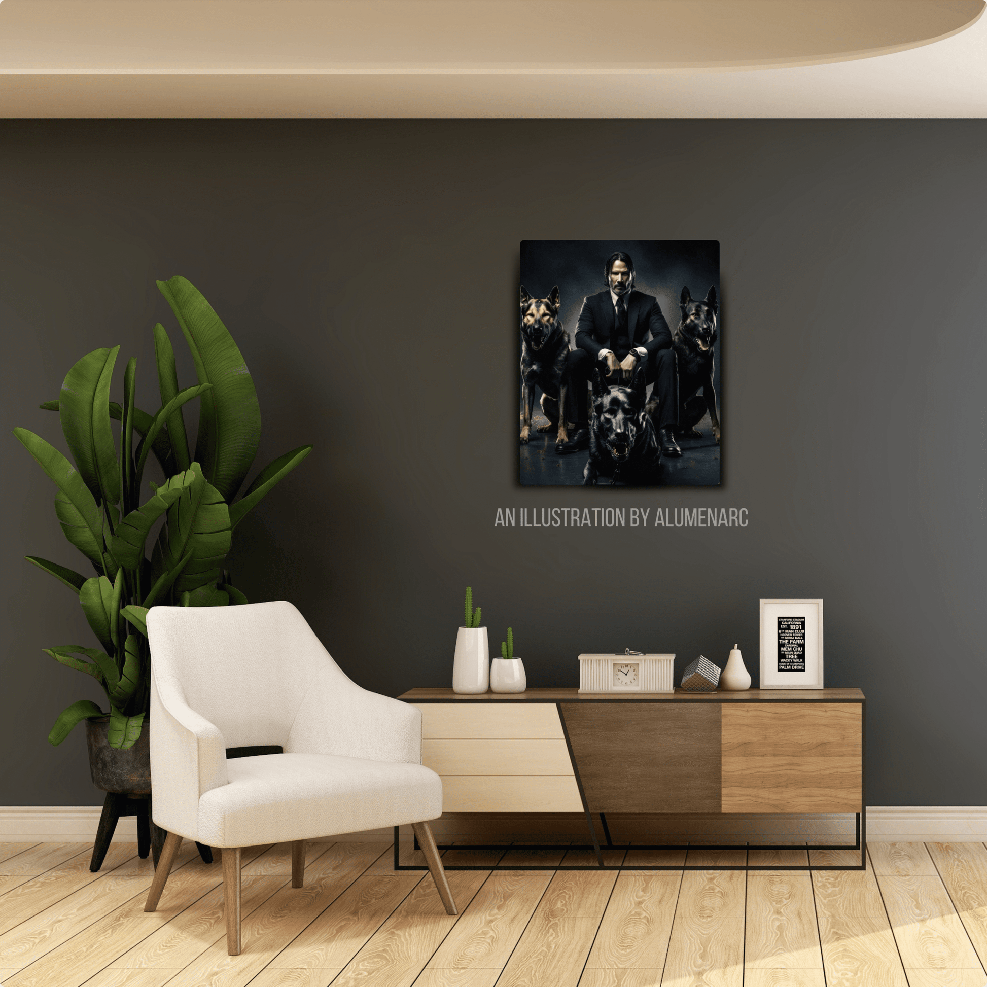 C032-JW Metal Poster by Alumenarc