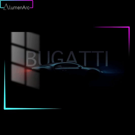 C045-Bugatti Metal Poster by Alumenarc