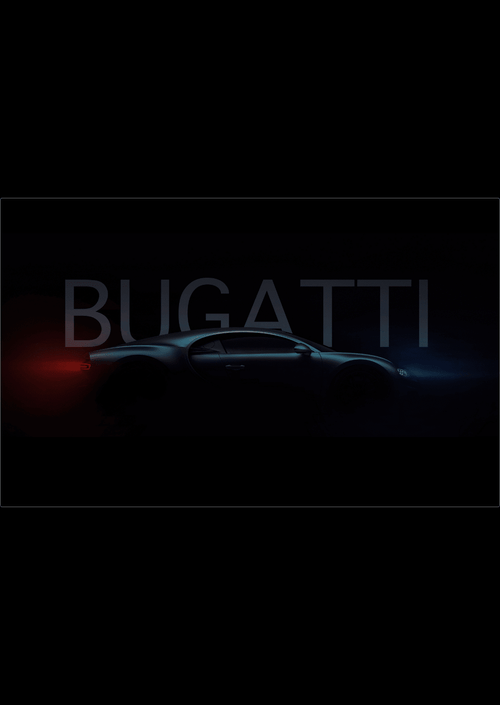 C045 - Bugatti Metal Poster by Alumenarc