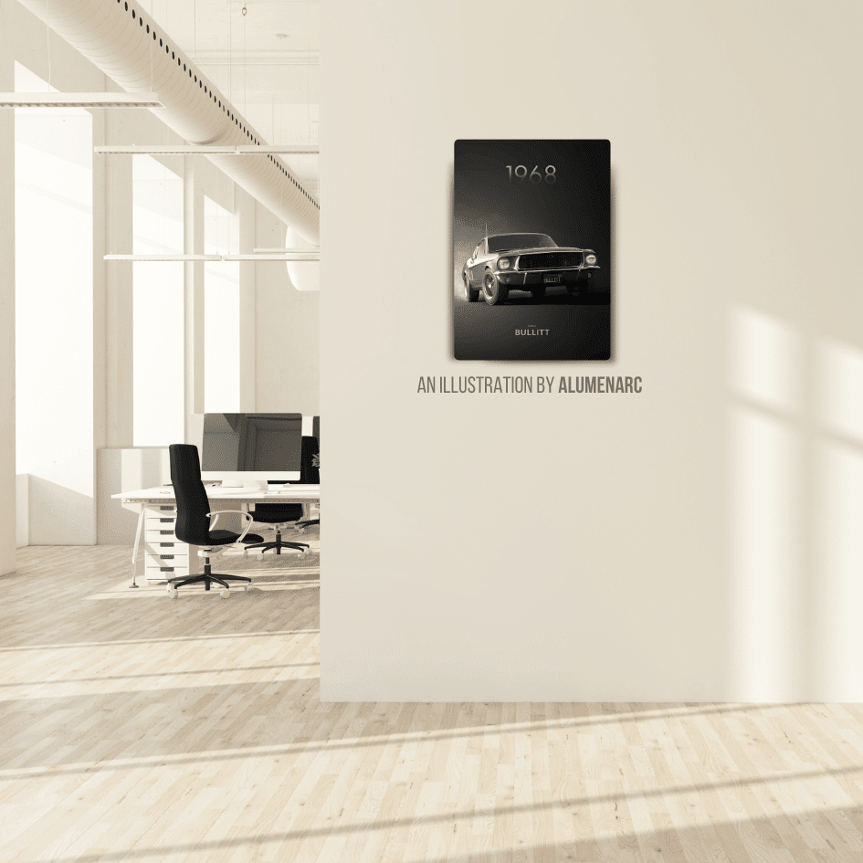 C046 - Bullit68 Metal Poster by Alumenarc