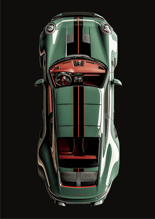 C056 - Bird View Metal Poster by Alumenarc