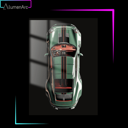 C056-Bird View Metal Poster by Alumenarc