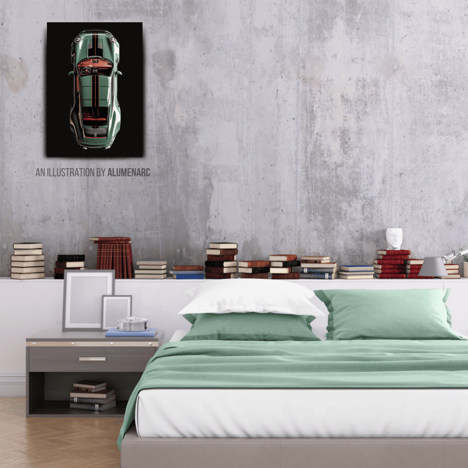 C056 - Bird View Metal Poster by Alumenarc