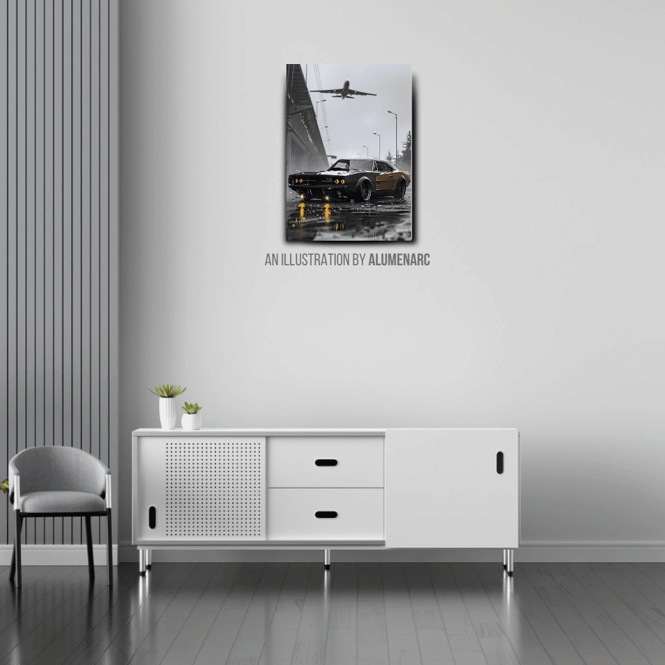 C062 - MC Metal Poster by Alumenarc