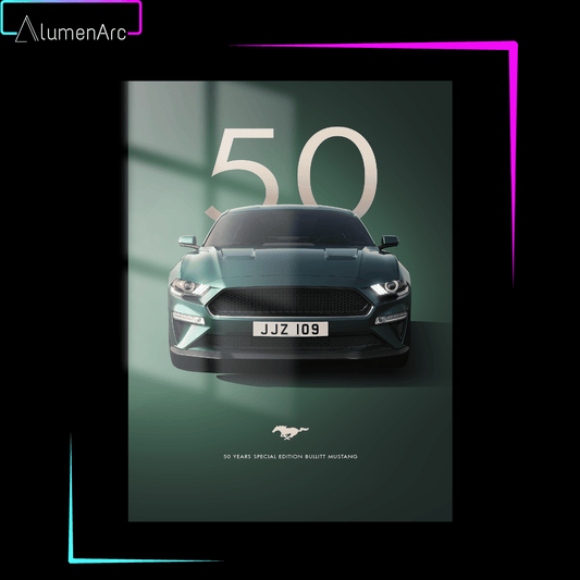 C075 - Car Metal Poster by Alumenarc