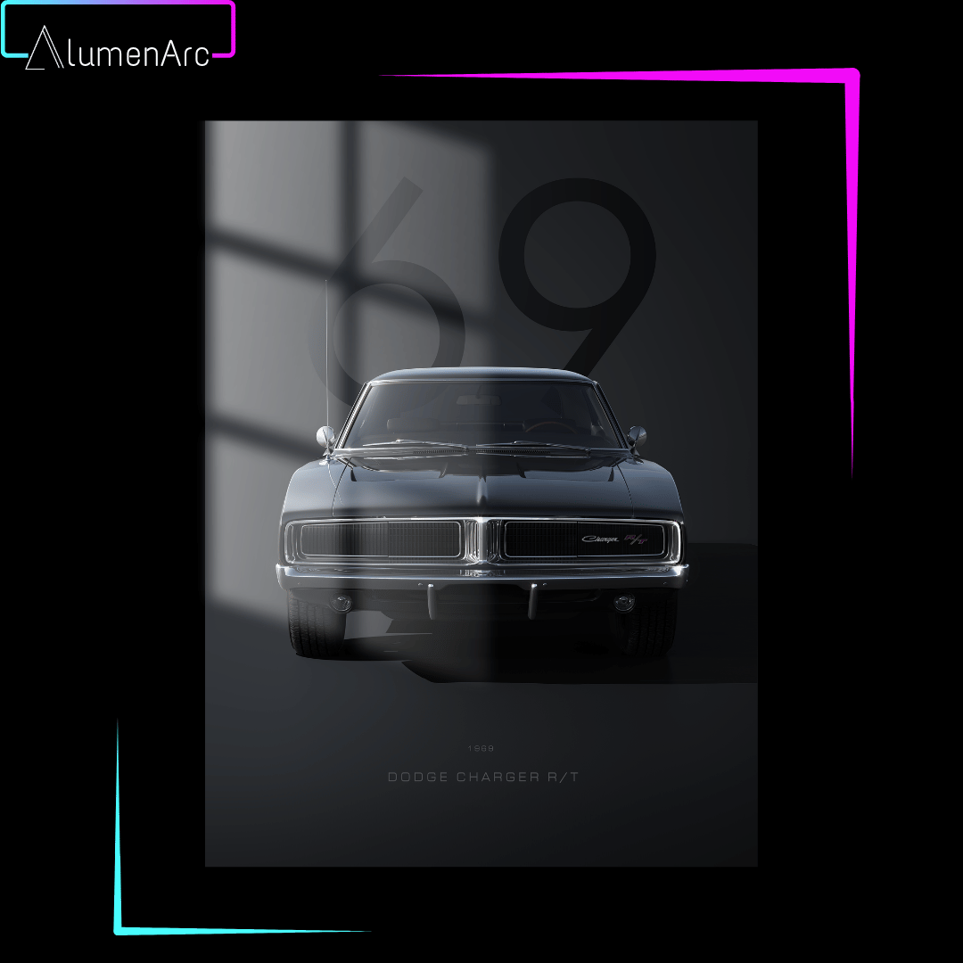 C079 - 69 Metal Poster by Alumenarc