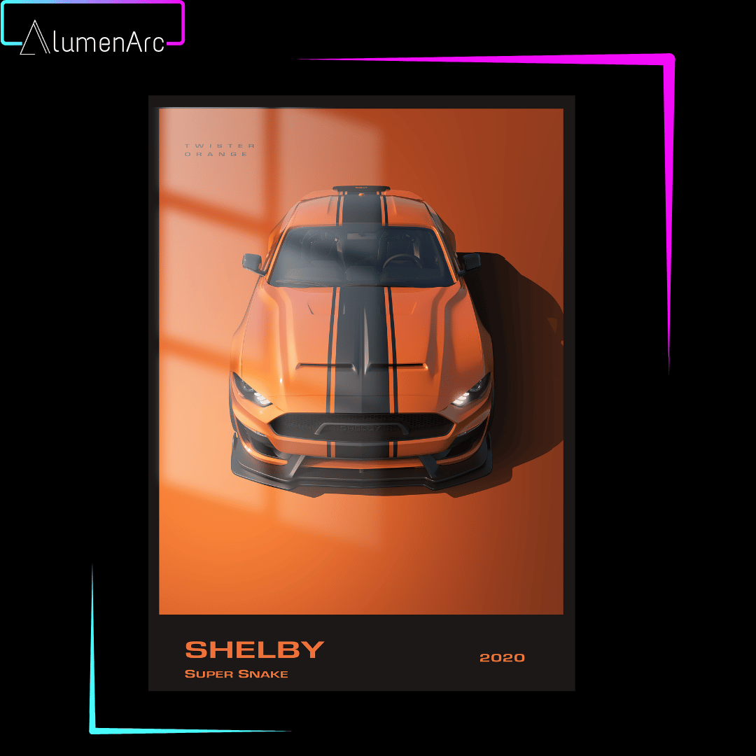 C088 - Car Metal Poster by Alumenarc