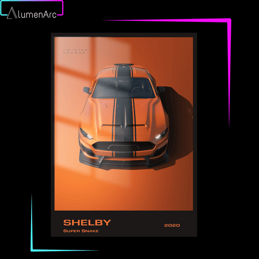 C088 - Car Metal Poster by Alumenarc